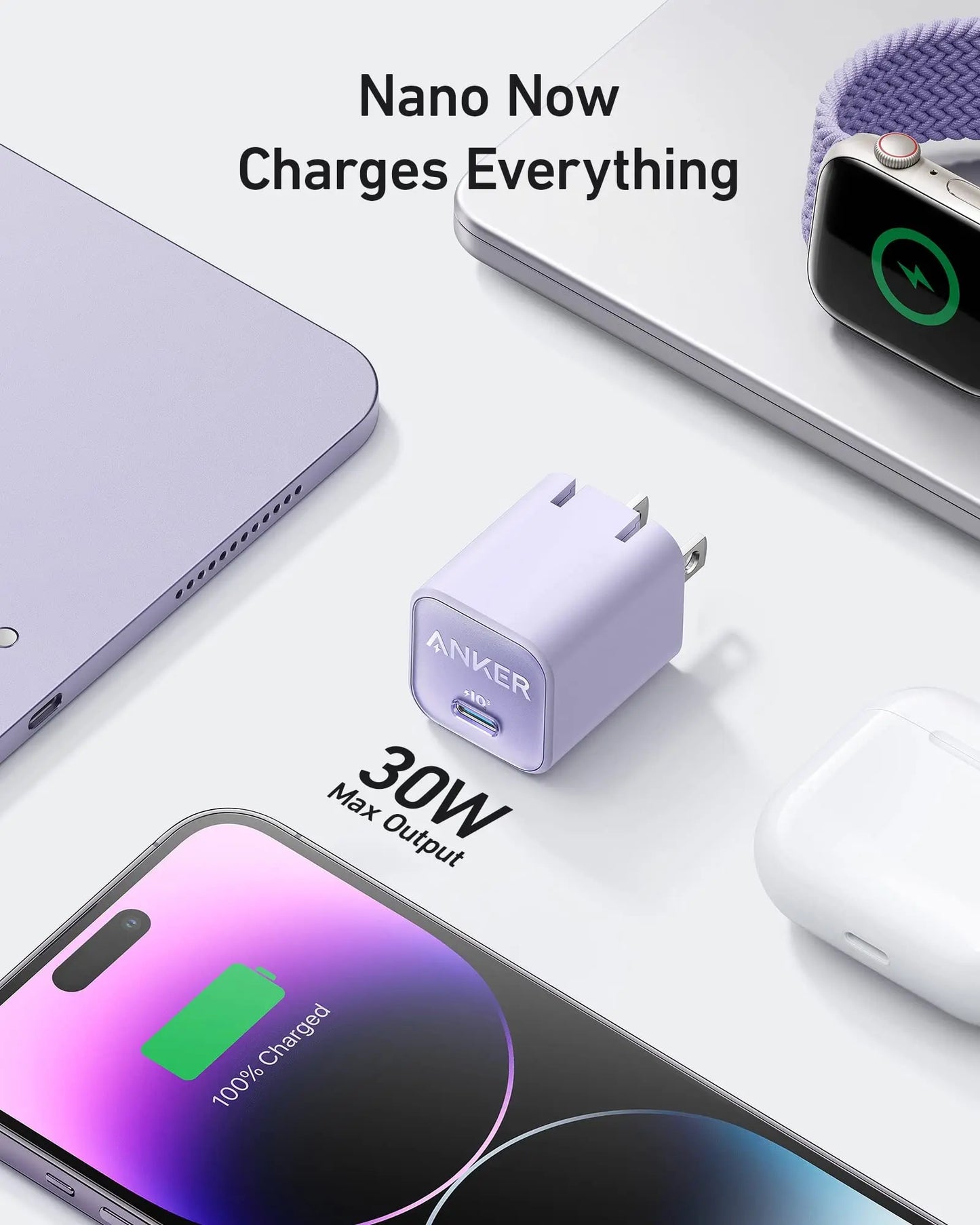 🔌⚡ Tired of being stuck with a low battery when you need your phone the most? Meet the Anker 511 Charger (Nano 3, 30W) – the small but mighty charger that keeps you connected! 🚀