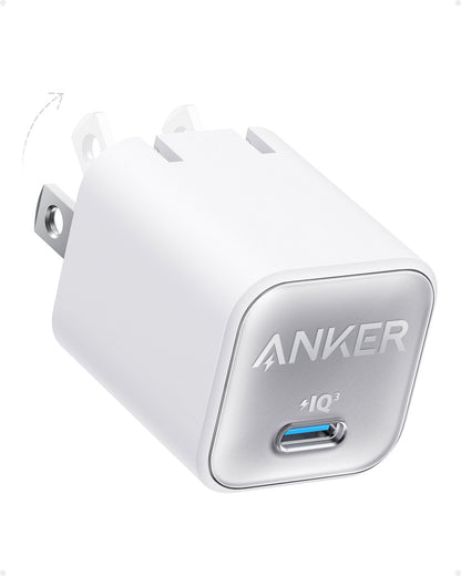 🔌⚡ Tired of being stuck with a low battery when you need your phone the most? Meet the Anker 511 Charger (Nano 3, 30W) – the small but mighty charger that keeps you connected! 🚀